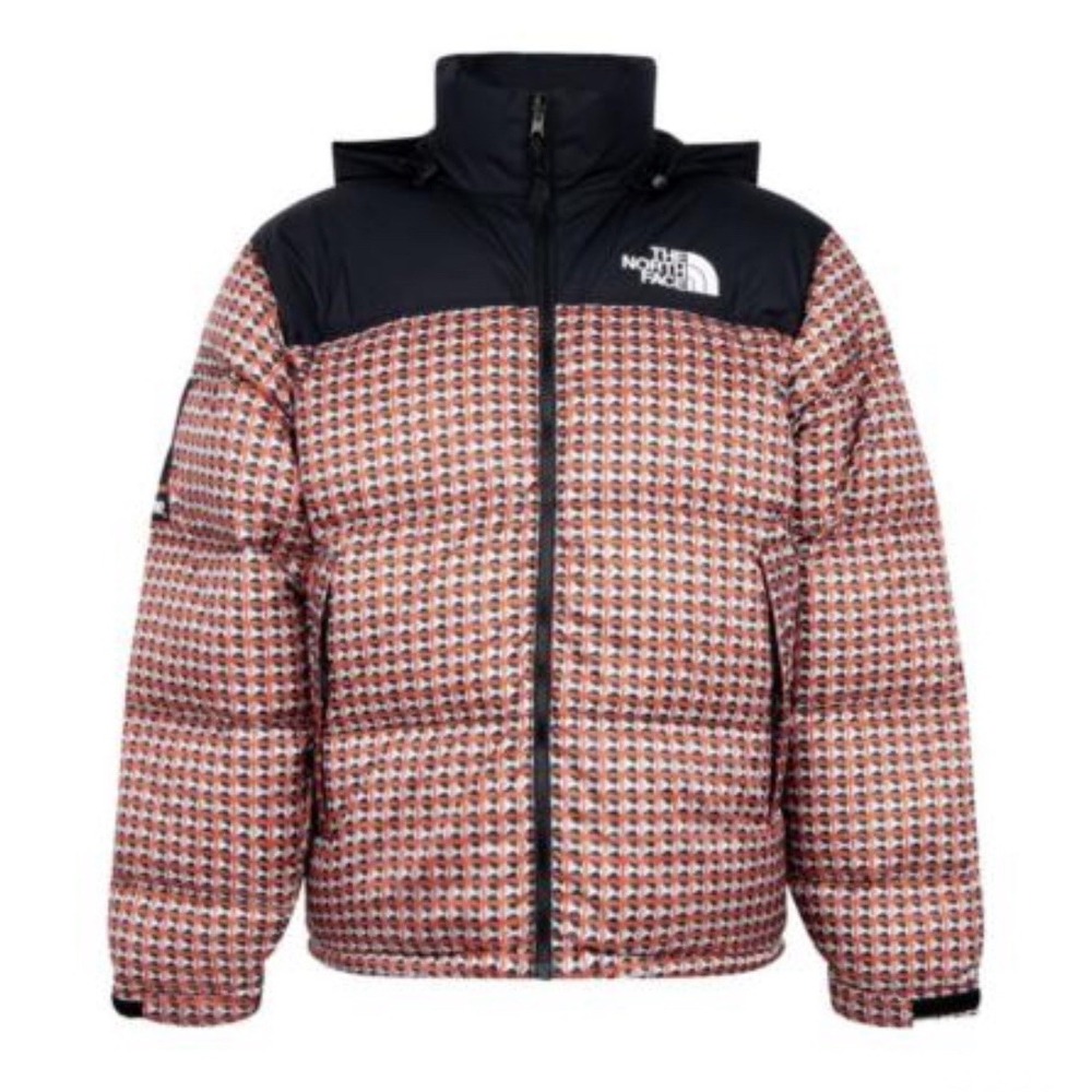 Supreme The North Face Studded Nuptse Jacket Red New Size Large